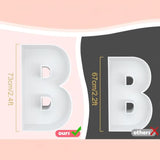 2.4FT Foam Board Marquee Letters BABY Kit: DIY Baby Shower Decor