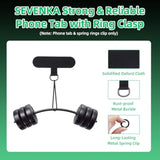6-Pack Phone Tether Tabs with Spring Ring Clasps Lanyard Replacement for Cases