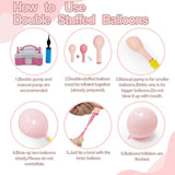 Pastel Balloon Arch Kit: Pink, Yellow, Brown, White Sand - Baby Shower Decor