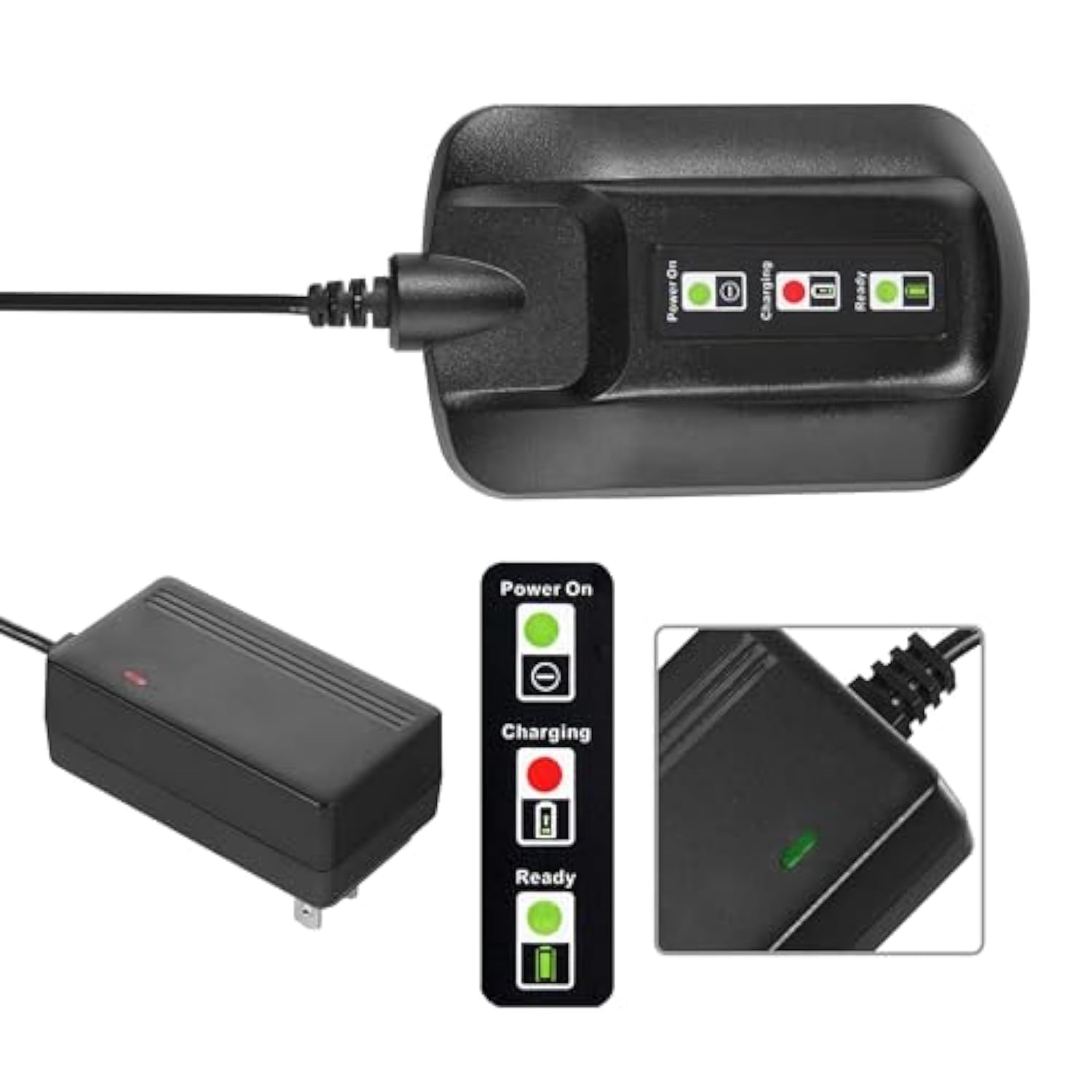 20V Lithium Battery & Charger Kit WA3525 WA3732 for Worx Tools