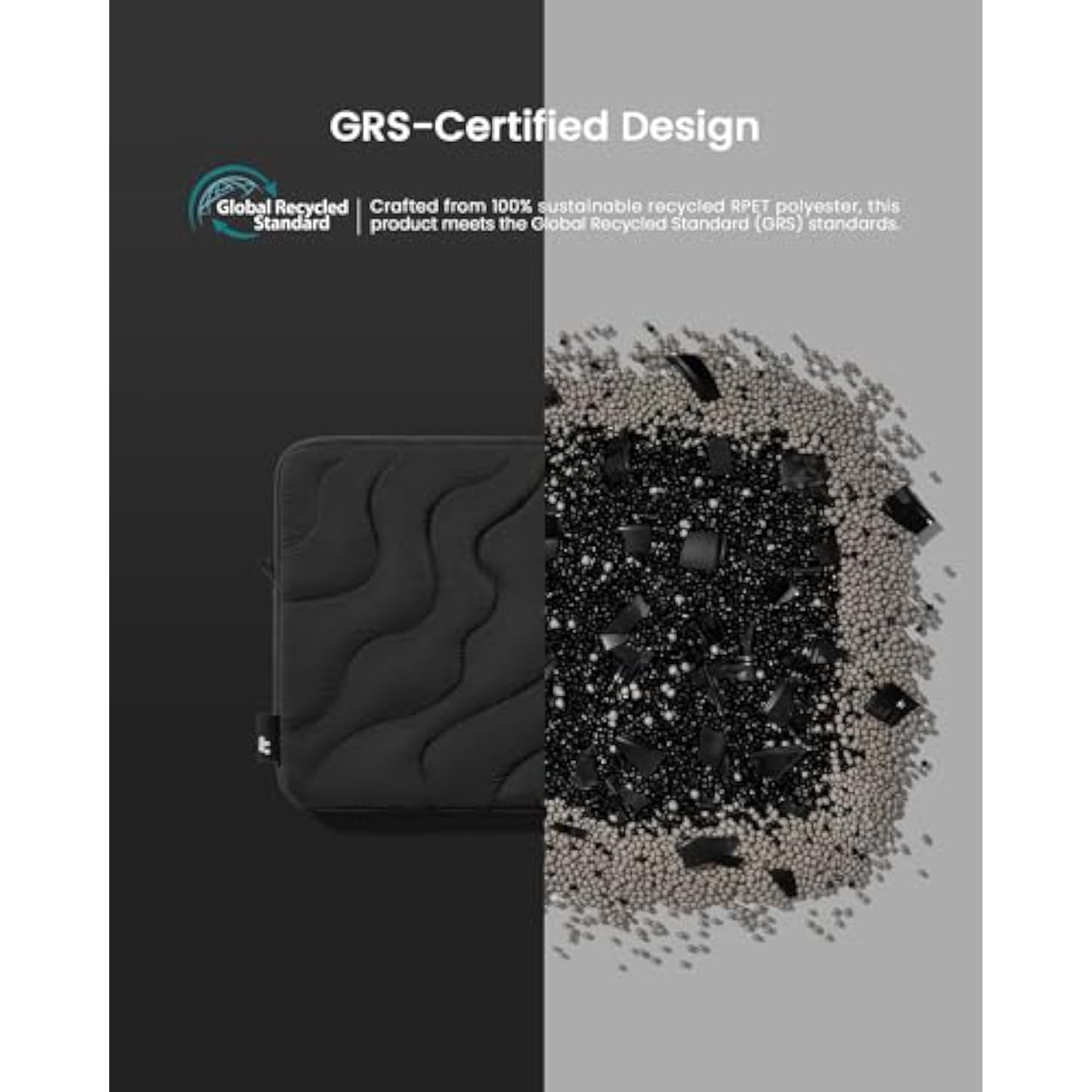 tomtoc 360 Protective Puffy Laptop Sleeve for 15-inch MacBook Air M4/A3241 2025, M3/A3114 2024, M2/A2941 2023, 15-inch Surface Laptop 7th(Copilot+ PC)/6/5/4/3, Quilted Puffer Soft Computer Case Bag