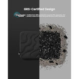 tomtoc 360 Protective Puffy Laptop Sleeve for 15-inch MacBook Air M4/A3241 2025, M3/A3114 2024, M2/A2941 2023, 15-inch Surface Laptop 7th(Copilot+ PC)/6/5/4/3, Quilted Puffer Soft Computer Case Bag