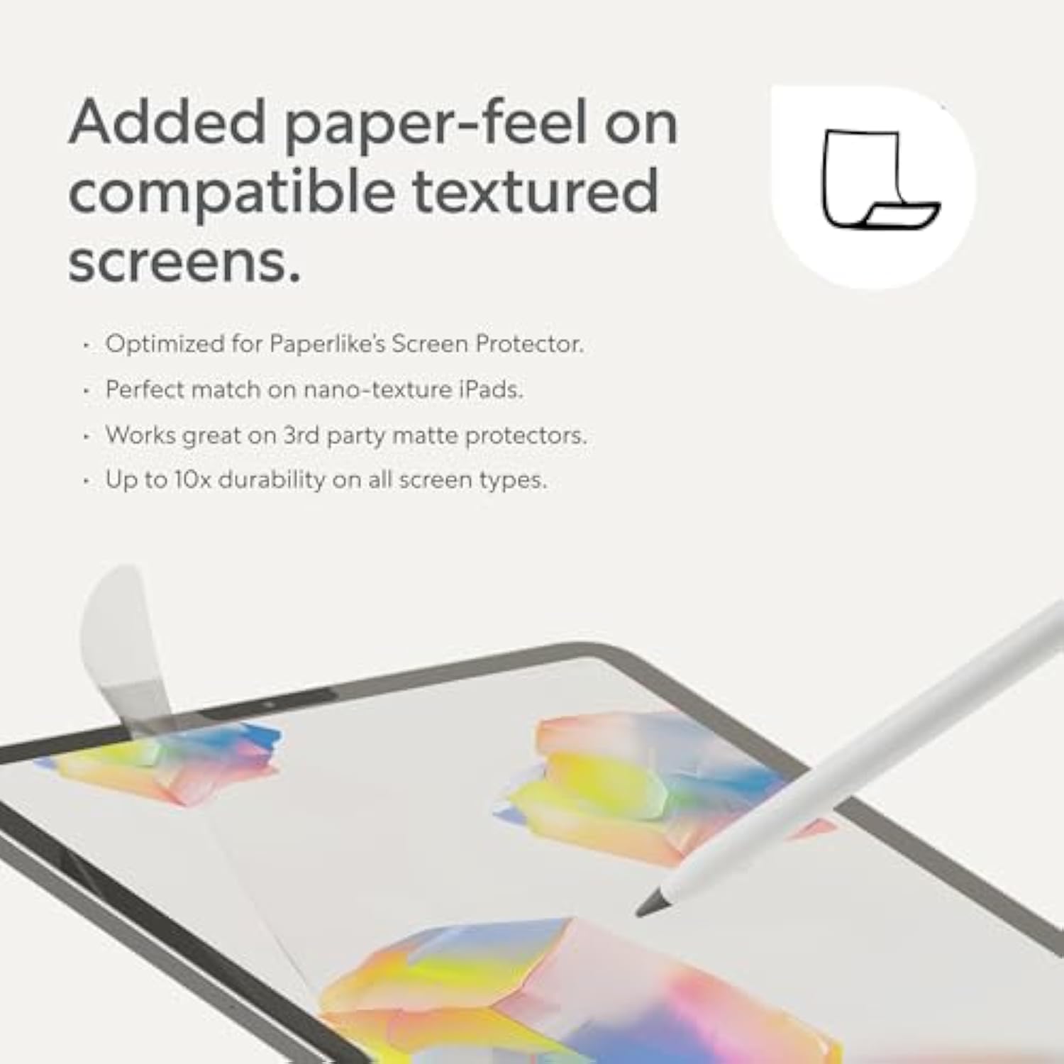 Pencil Tips (4X) For Apple Pencil 1St & 2Nd Gen, Usb-C & Pro – 10X More Durable, Subtle Boost In Control On Paper-Feel Screen Protectors
