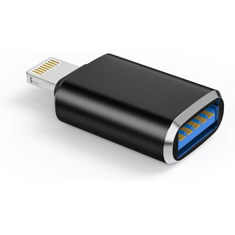 Otg Male To Usb 3.0 Female Adapter Otg Compatible Iphone 14 13 12 11 Xr X Xs 8 7 Plus Max Ipad Air Pro Mini,Support Camera Card Reader Mouse Keyboard Hubs Piano Converter Connect U Disk
