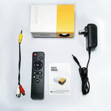 Portable Mini Projectors Led Micro Projector 1080P Home Party Meeting Theater Projector Screen Mirroring Connect Phonesnewest Upgraded Version