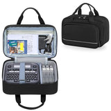 Carrying Case Compatible With Brother P-Touch Pt-D220/Pt-D210 Label Maker, Portable Storage Holder Organizer Bag For Label Printer Machine, Label Tape, Ac Adapter, Battery, Usb Cable, Bag Only