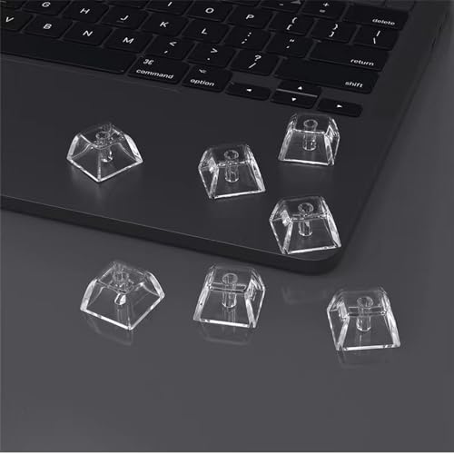 Blank Crystal Transparent Keycaps Pc Material 1U Xda Profile Keycap For Mx Switches Mechanical Keyboard Backlit (Xda Transparent, 100Pcs)