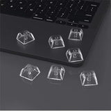 Blank Crystal Transparent Keycaps Pc Material 1U Xda Profile Keycap For Mx Switches Mechanical Keyboard Backlit (Xda Transparent, 100Pcs)