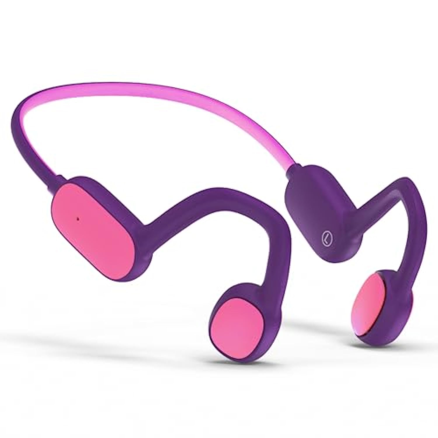 Kids Bluetooth 5.2 Open Ear Headphones 85dB Waterproof 20H Playtime Purple