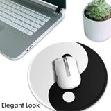 Circular Tai Chi Mouse Pad - Yin Yang Design, Black And White Mousepad, Ideal For Students, Company Employees, And Esports Players (Tai Chi Pattern)