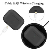 Compatible For Airpods Pro Charging Case Replacement, Compatible For Wireless Airpods Pro Charger Case With Bluetooth Pairing Sync Button,660 Mah Internal Large Battery