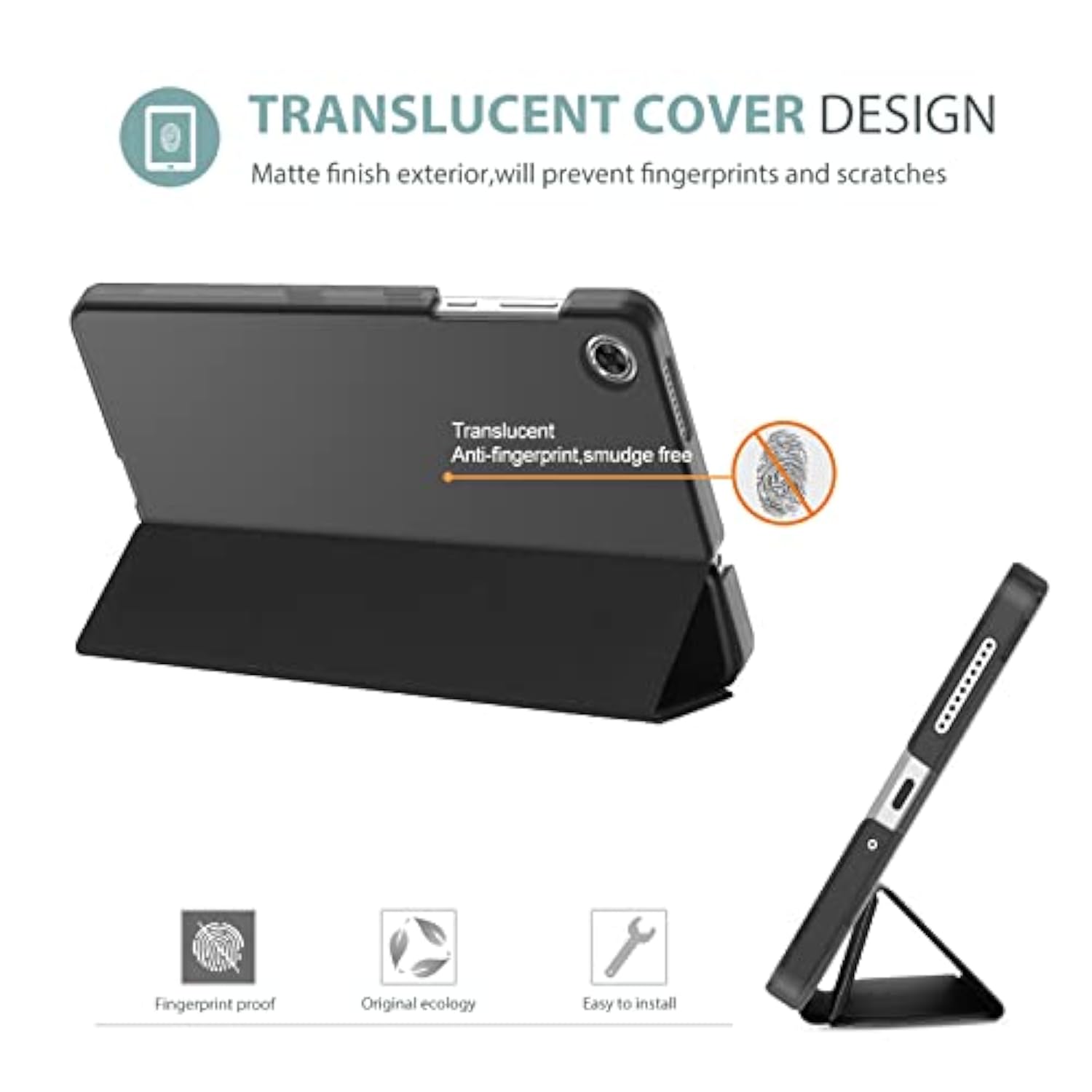 ProCase for Lenovo Tab M8 4th Gen Case 8 Inch 2023 TB-300FU/TB-300XU, Slim Sta