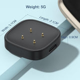 Charger Adapter For Google Pixel Watch 3/2, Portable Wireless Charging Cable Converter Dock Station Compatible With Google Pixel Watch 3/2 Smartwatch (Black)