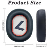 Replacement Earpads Compatible With Plantronics Voyager 8200 Uc/Plantronics Backbeat Pro2 Headphone, Headphone Ear Pads Ear Cushions, Ear Cups Cover Repair Parts-Black