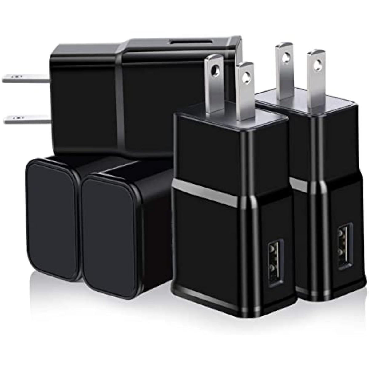 5-Pack Type C Charger Fast Charging Block, Android Phone Rapid Usb Wall Charger Compatible With Samsung Galaxy S21/S20/S10/S10E/S10 Plus/S9/S9 Plus/S8/S8 Plus/S7/S6/Note 10/Note 9/Note 8,Lg V30,Pixel
