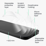 Screen Protectors Compatible with Samsung Galaxy S25 Screen Protector - 3X Ultra-Clear Transparent Phone Films