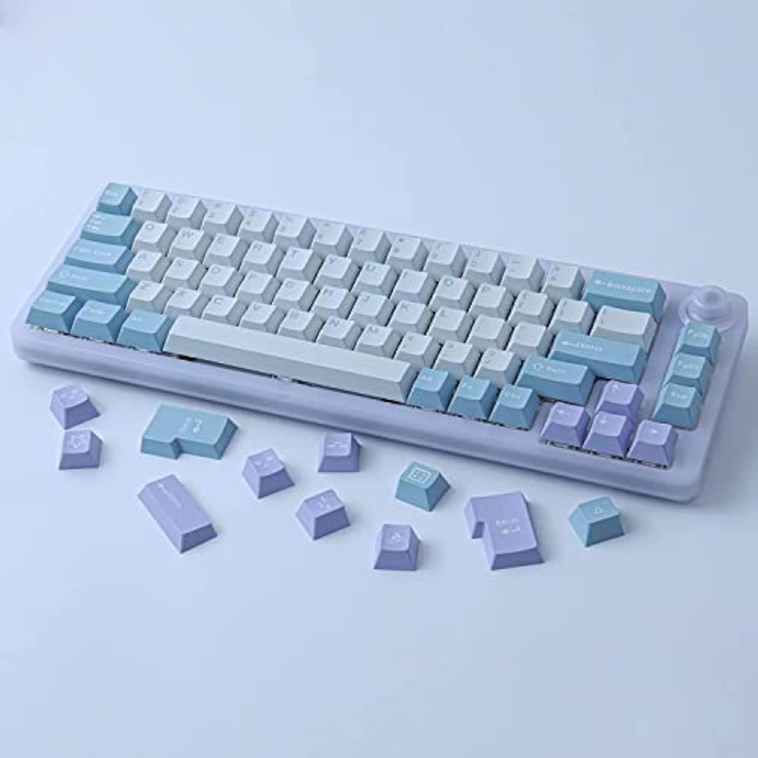Keycaps, 173 Keys Cherry Profile Double Shot Keycaps Set With 6.25U And 7U Spa