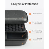 Hard Case For Anker Laptop Power Bank, For 737/25,000Mah/24000Mah Portable Charger, Eva Travel Storage Protective Bag Water-Resistant Pu And Safe Polka Dot Protection