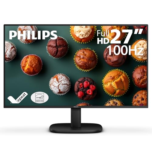 27B2N2100 27 Inch Fhd (1920 X 1080) 100Hz Gaming Office Monitor, Energy Star Certified, Epeat Gold Certification, Hdmi & Vga, 4 Year Advance Replacement