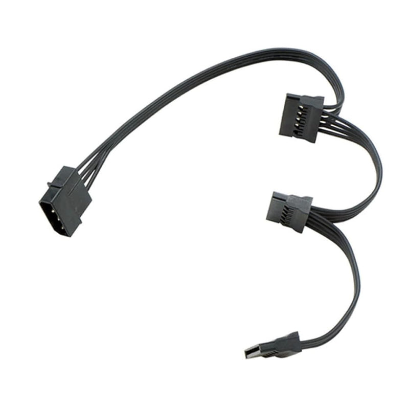 Molex 4 Pin To Sata Female Power Supply Cable For Computer (1 To 3)