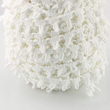 Button Looping 42Ft White Lace Edge Elastic Button Loops For Sewing Cr