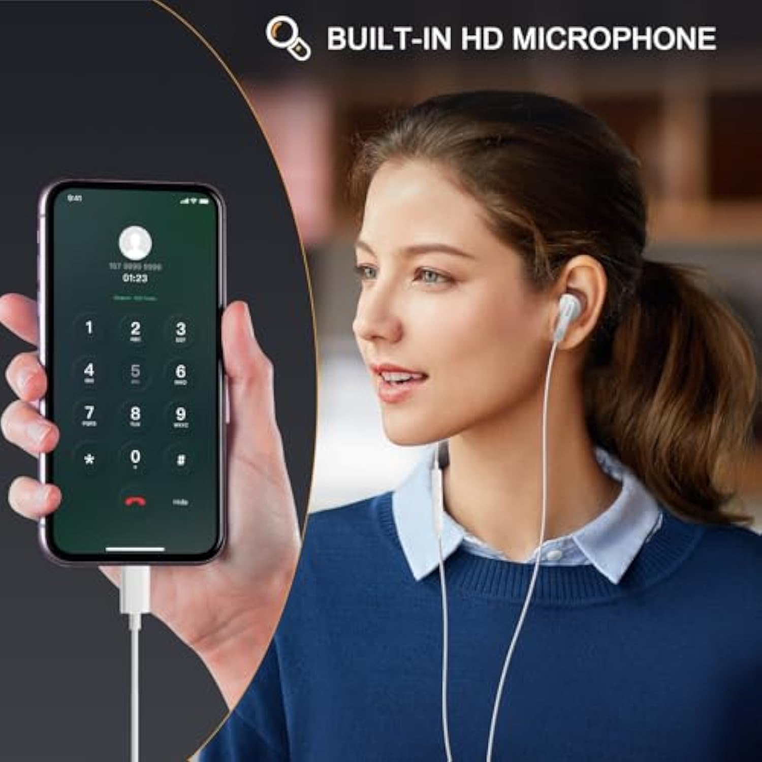 Usb C Headphones, Type C Earbuds, For Iphone 15/15 Pro/ 15 Pro Max Headphones