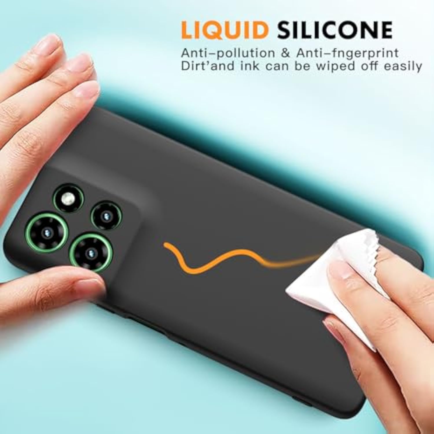 Case For Motorola Moto G Power 5G 2025, 2 Pack Tempered Glass Screen Protectors, Soft Tpu Silicone Shockproof Case-Black