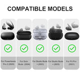 Replacement 5 Pairs Ear Tips Earbuds For Beats Powerbeats Pro 2/Powerbeats Pro Eartips Made Of Soft And Comfortable Silicone Material, Waterproof And Sweatproof (Electric Orange)