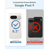 For Pixel 9 Case, Ip68 Waterproof Dustproof Case With Builtin Screen Protector, Rugged Full Body Shockproof Protective Clear Cover For Google Pixel 9 6.3 Inch, Black