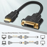 Hdmi To Dvi Adapter Cable, Bi-Directional Hdmi Male To Dvi-D (24+1) Female Con
