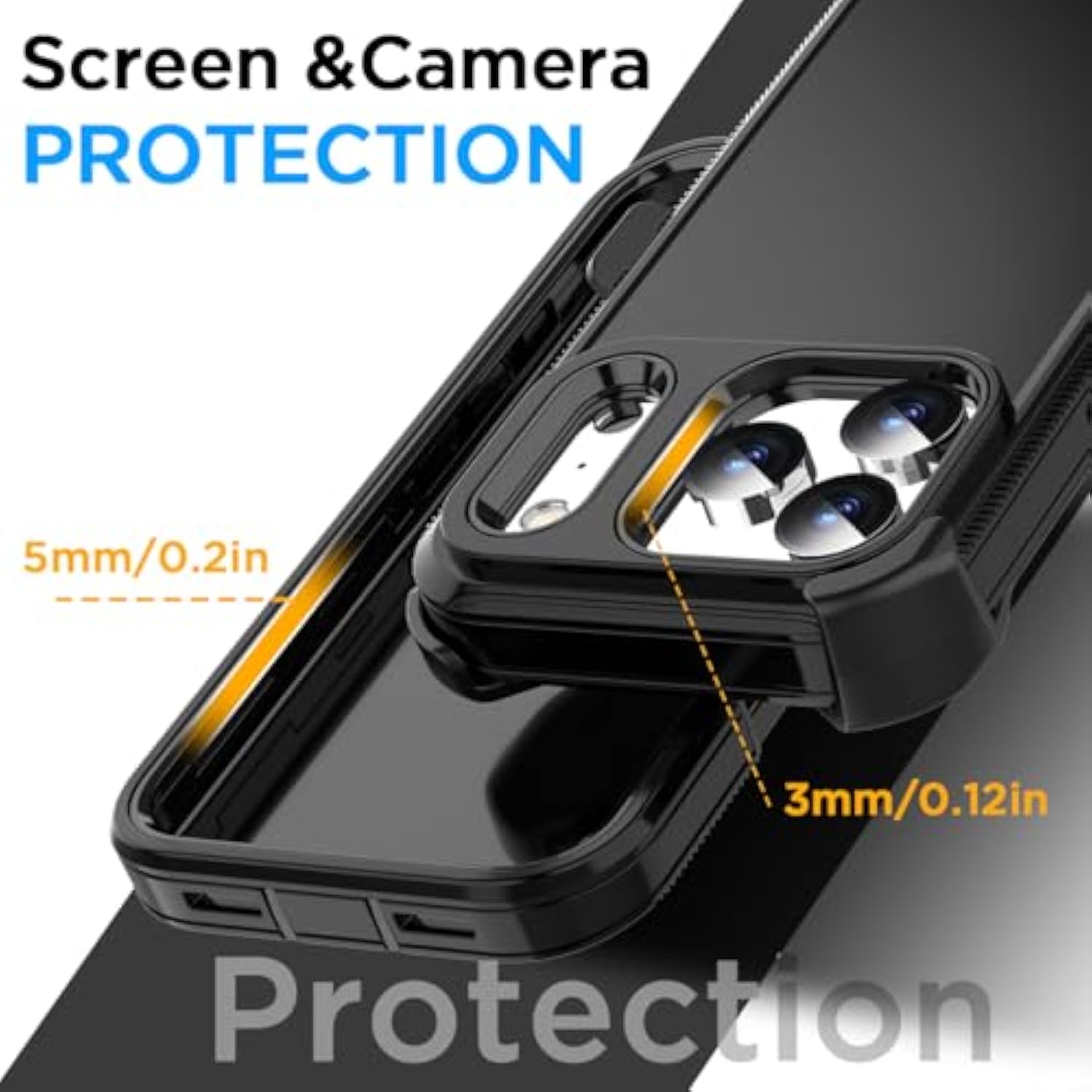 For Iphone 17 Pro Case+Belt-Clip Holster 6.3",Heavy Duty Drop Protection Full Body Rugged Shockproof/Drop Proof/Dustproof Military Grade Tough Durable Cover For Iphone 17 Pro 2025_27