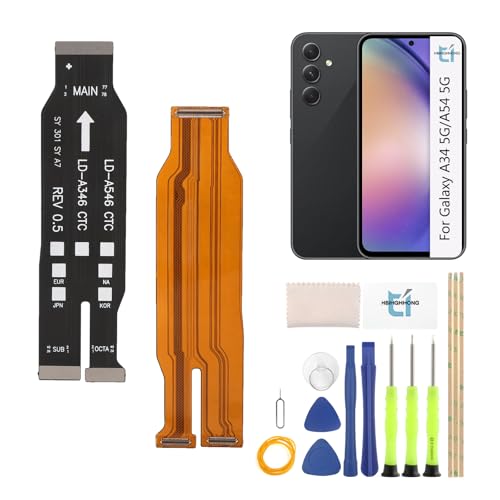 for  Galaxy A34 5G LCD Screen Mainboard Ribbon Flex Cable Replacement for  Galaxy A34 5G/A54 5G Motherboard Flex Cable Repair