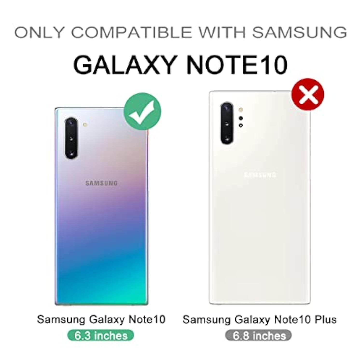 For Samsung Galaxy Note 10 Case, [Built In Screen Protector And Kickstand] Heavy Military Grade Protection Shockproof Protective Cover For Samsung Galaxy Note 10,Black