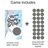 Is Mommy Baby Shower Scratch Off Game | 24 Cards | Boy Baby Shower Scratch Off Tickets | Baby Shower Scratchers | Boy Baby Shower Game Ideas