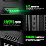 60V 5.0Ah Replacement For Greenworks 60V Battery Lb60A03 Lb60A02 Lb60A00 Cordless Tools Battery-High Capacity Upgraded For 4X Longer Runtime For Greenworks 60V Battery