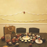 60Pcs The Office Balloons Brown, Black & Silver for Office Theme Birthday Decor