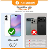 Crossbody Wallet Case For Iphone 17, Rfid Blocking Leather Purse Case With Card Holder, Protective Handbag Flip Cover With Zipper Wrist Strap Lanyard For Women 5G 6.3 Inch (Brown)