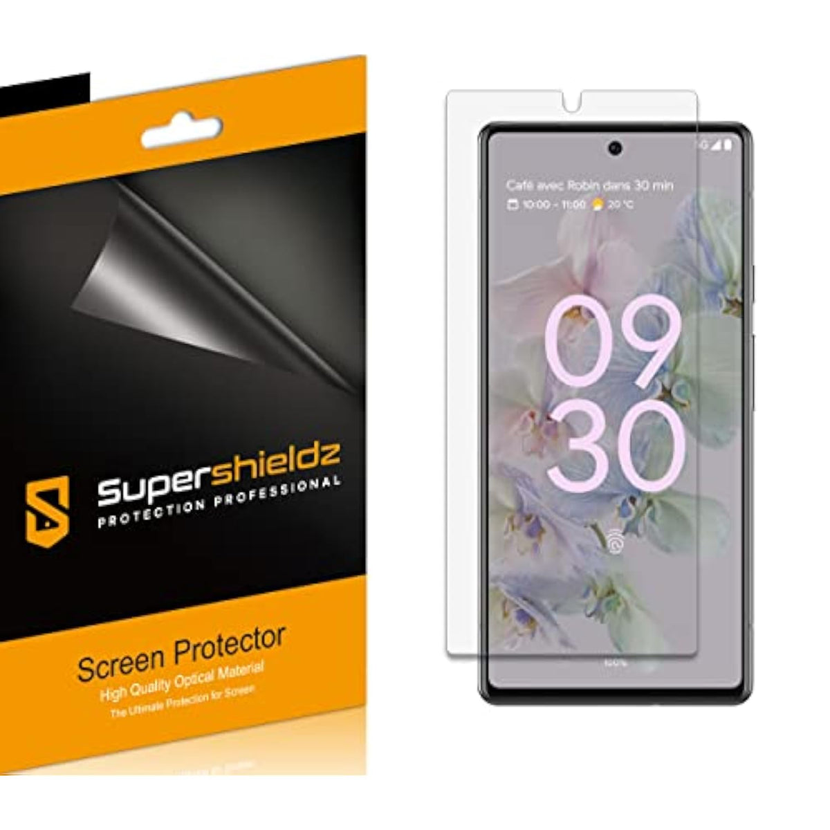 (6 Pack) Designed For Google Pixel 6A Screen Protector, 0.12Mm, High Definition Clear Shield (Pet)