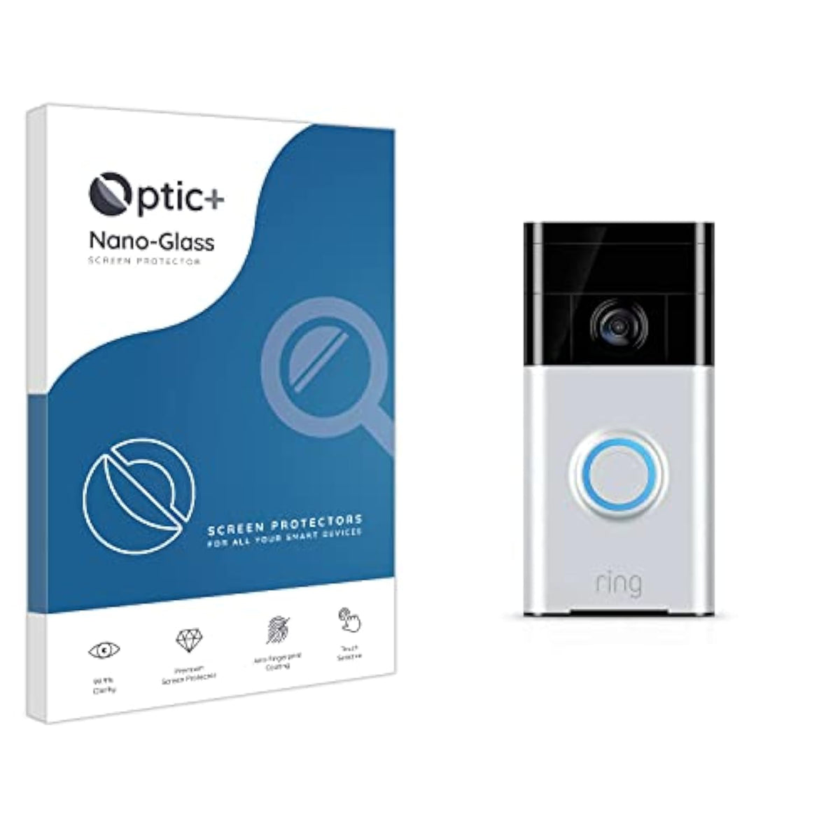 Nano Glass Screen Protector For Ring Doorbell 2, 3 & 4