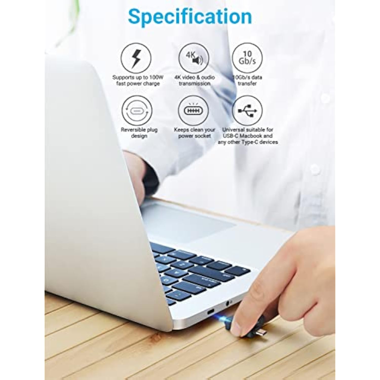 2 In 1 Otg Converter Usb 3.0 To Micro Usb And Type C Adapter Female To Male And Male Connector (2 Pack)