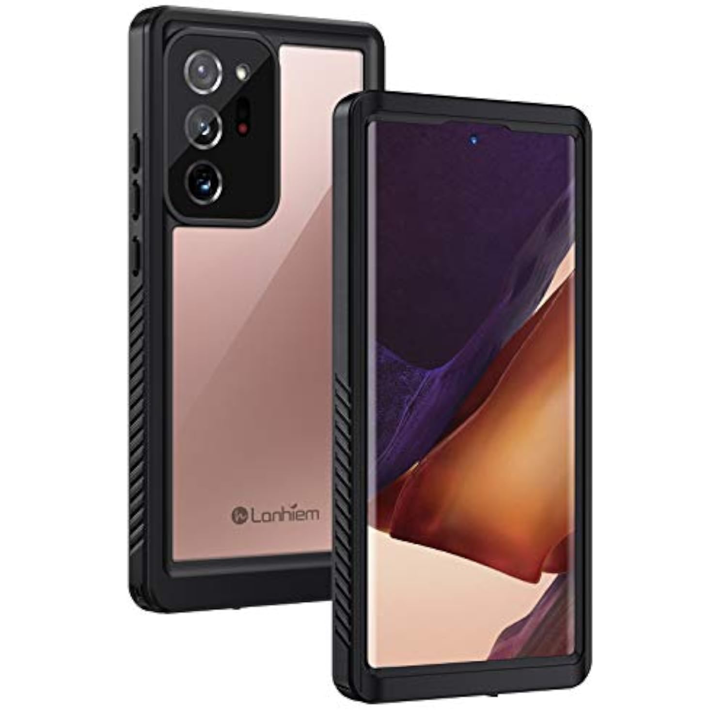 Galaxy Note 20 Ultra Waterproof Case with Built-in Screen Protector, Full Body Sealed Underwater Protective Cover for Samsung Note 20 Ultra 6.9 inch, Black