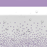 White And Purple Party Decorations Tablecloth, 3 Pack Disposable Purple Dot Table Cover Printed Table Runner For Birthday Baby Bridal Shower Wedding Anniversary Graduation, 86In X 55In