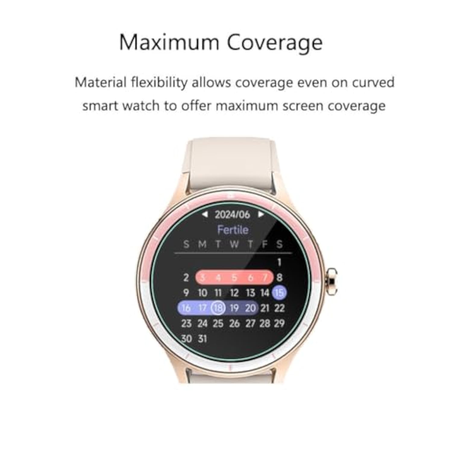 For Toobur Smart Watch Dr06 Screen Protector 1.27" [3 Pack] Hd Clear Soft Pet Film [Anti-Fingerprint] [Anti-Scratch] [Bubble Free] Compatible For Fitpolo Toobur Smartwatch Dr06