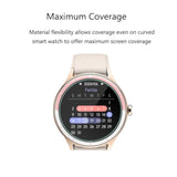 For Toobur Smart Watch Dr06 Screen Protector 1.27" [3 Pack] Hd Clear Soft Pet Film [Anti-Fingerprint] [Anti-Scratch] [Bubble Free] Compatible For Fitpolo Toobur Smartwatch Dr06