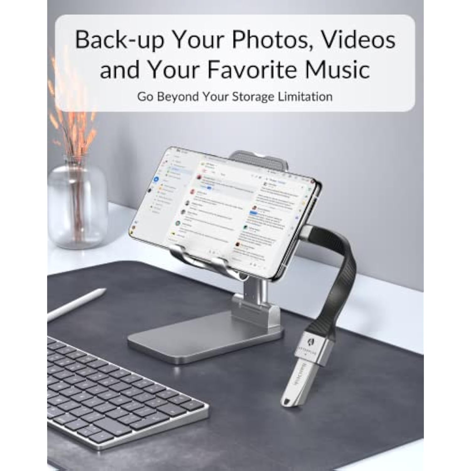 Short Usb-C To Usb-A Otg Adapter Cable, 5 Inch, 10Gbps, Usb-C To Usb-A Female, Thunderbolt 3/4/5 & Usb4 Compatible, For Macbook, Ipad, Iphone 15/16