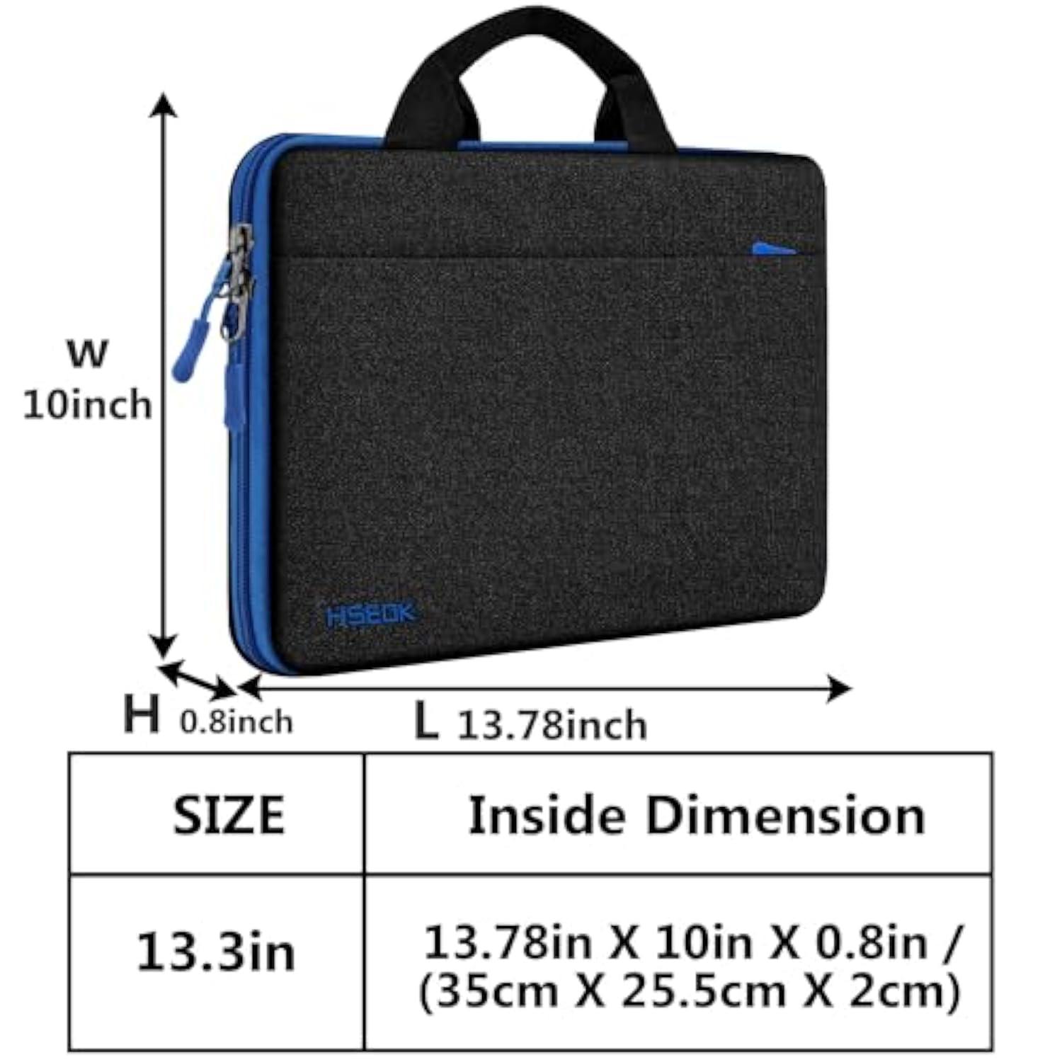 Laptop Sleeve 13-14 Inch Case Briefcase Compatible With Pro 14 Inch M4/M3/M2/M1 All Model Of 13.3 Inch Mac Air/Pro, Xps 13 14, Most Popular 13"-14" Notebooks,B01K02