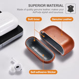 Handmade Brown Leather AirPod Pro 3 Case, Vintage Protective Cover