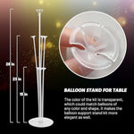 10 Sets Balloon Stand Kit, Balloon Sticks With Base Party Supplies Birthday Graduation Party Decorations Wedding