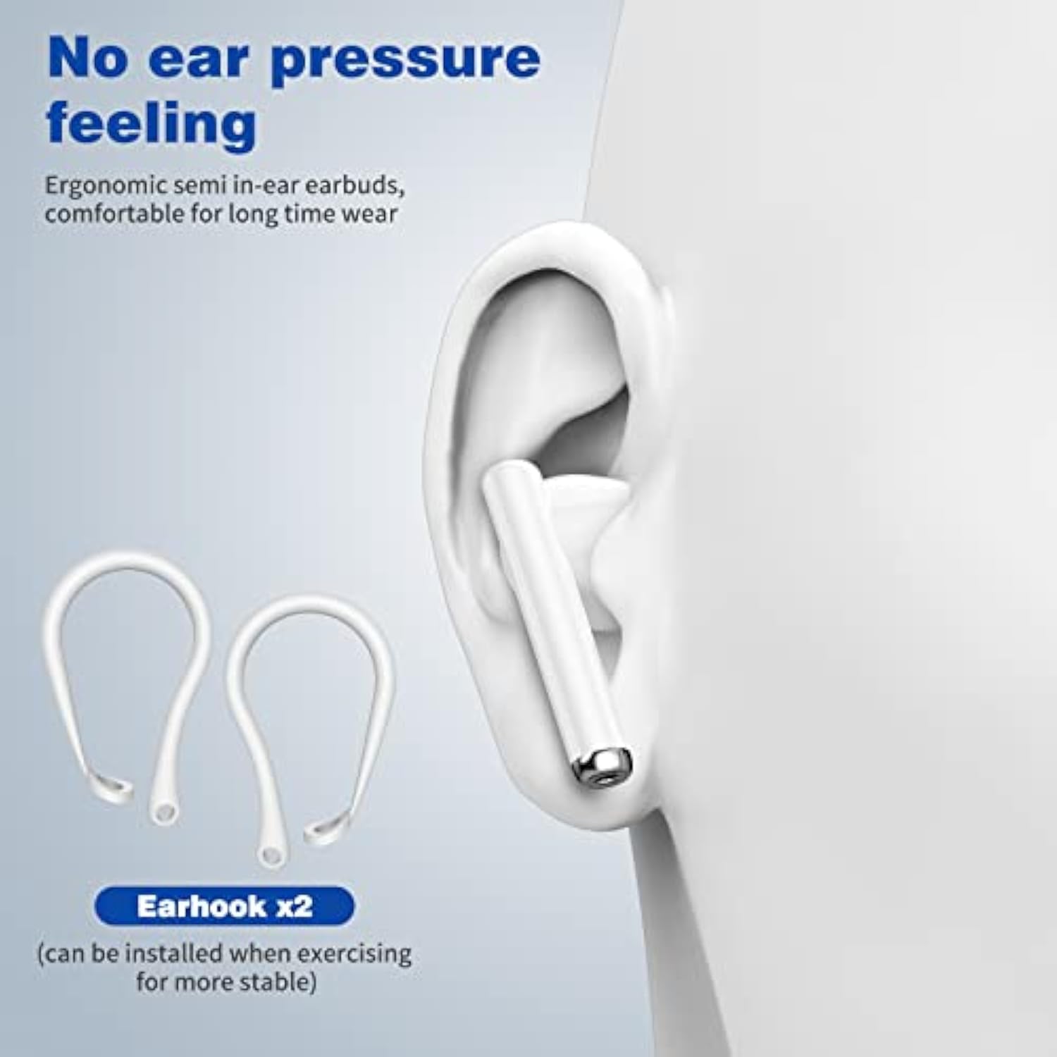 Wireless Earbuds For Samsung S23 Ultra S22 A53, 5.3 Bluetooth Headphones Noise