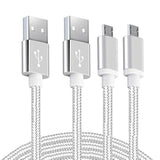 Android Charger Micro Usb Cable 2Pack 6Ft Fast Charging Cord For Samsung Galaxy S6/S7 Edge, J3/J7 Star Prime Crown, Note 4/5, Lg G4 K40 K30 K20 Stylo 3, Moto, Xbox, Ps4, Kindle Fire Tablets And Phones